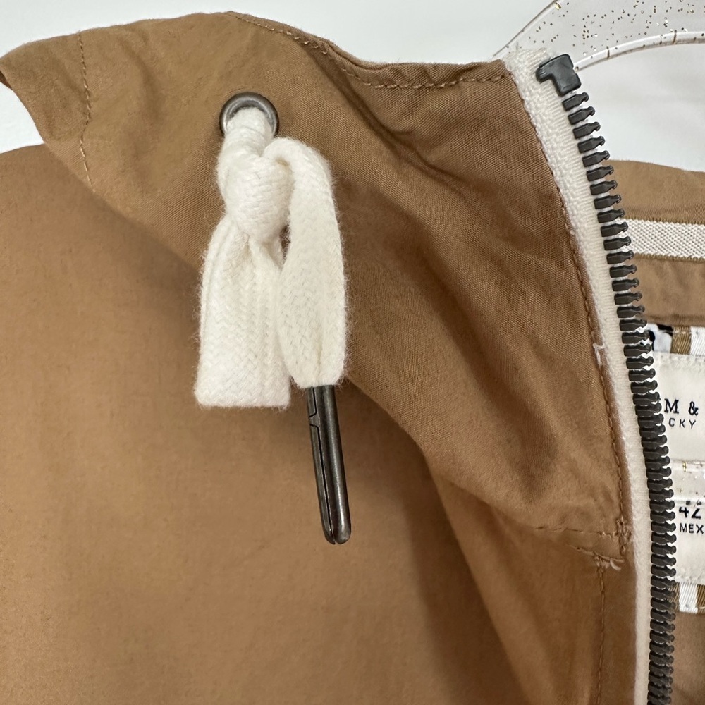 Denim & Flower Ricky Singh Tan Cotton Zip Up Outerwear Jacket - L - Picture 4 of 11